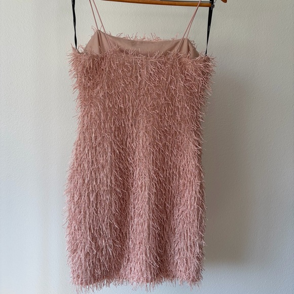 Forever 21 Dresses & Skirts - Fringed Spaghetti Strap Slip Dress in Dusty Rose